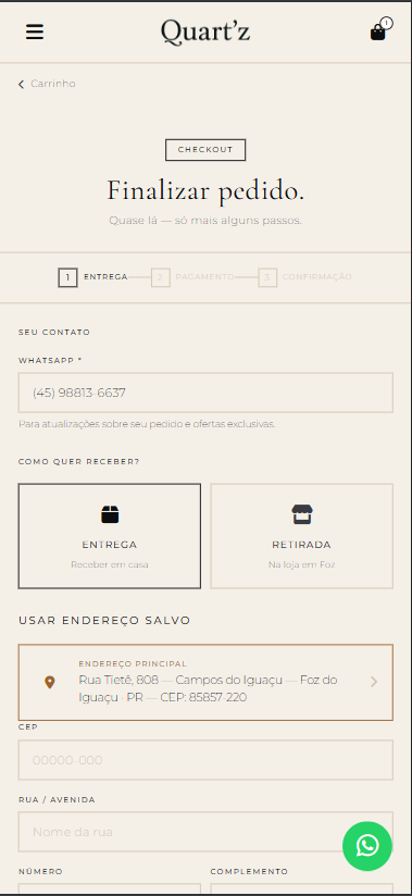 Checkout mobile